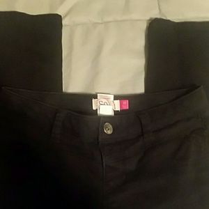 Girl's skinny black pants